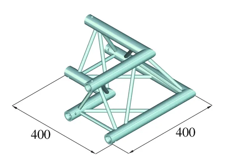 ALUTRUSS DECOLOCK DQ3-PAC21 2-way corner 90Â° 